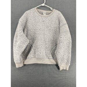 Victoria's Secret PINK Sherpa Oversized Pullover Crewneck Womens L